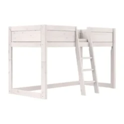 LIFETIME Bed Met Dakframe - 4-in-1 Bed - Premium Whitewash