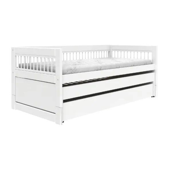 LifeTime Breeze Kajuitbed – Logeerbed en bedlade – Luxe lattenbodem