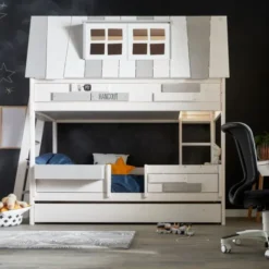 LIFETIME Kidsrooms Avonturenbed Hangout Whitewash