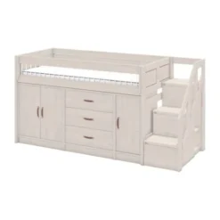 LIFETIME Kidsrooms Halfhoogslaper All-In-One Luxe Whitewash