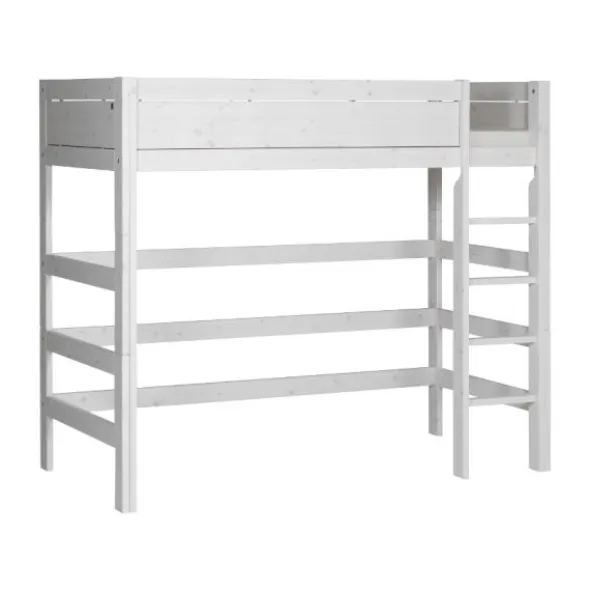 LIFETIME Kidsrooms Hoogslaper Luxe Rechte Trap Whitewash