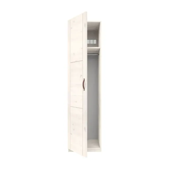 LIFETIME Kidsrooms Kledingkast - Whitewash - 50 cm - 1 Deur