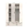 LIFETIME Kidsrooms Kledingkast 3-Deurs - 4 Laden - White Wash