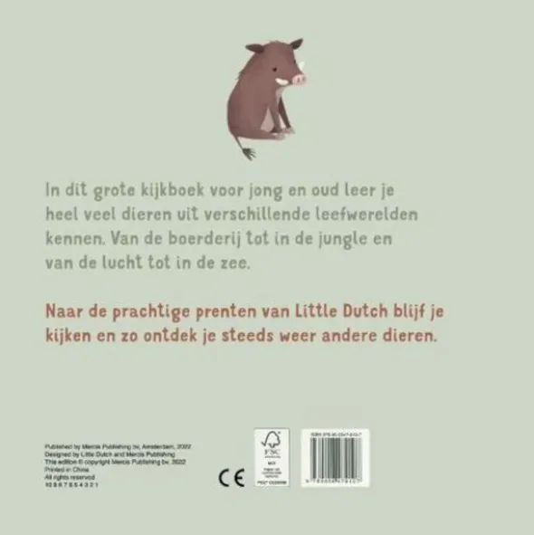 Little Dutch Boek Mijn Eerste Dierenboek