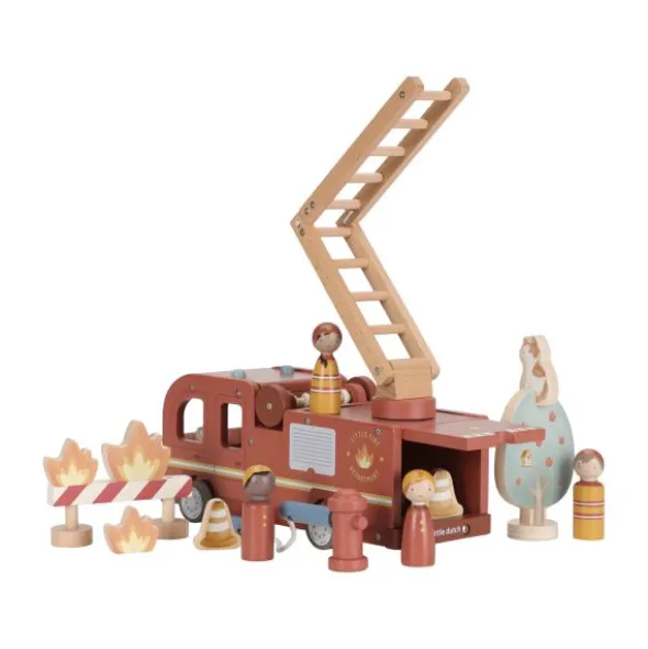 Little Dutch Brandweerwagen Met Pegdolls