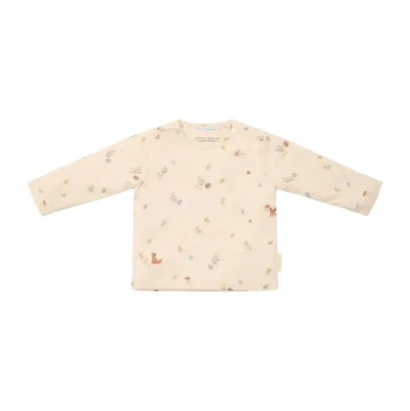 Little Dutch Forest Nature T-shirt Lange Mouw - Maat 50