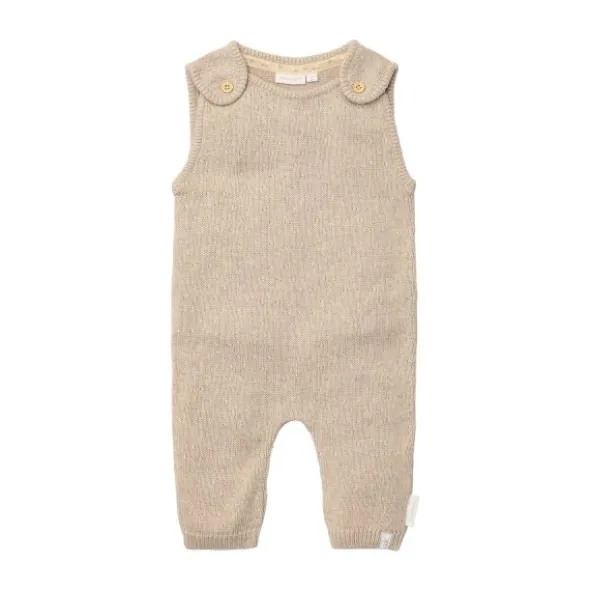 Little Dutch Gebreid Boxpakje - Soft Beige Melange - 62