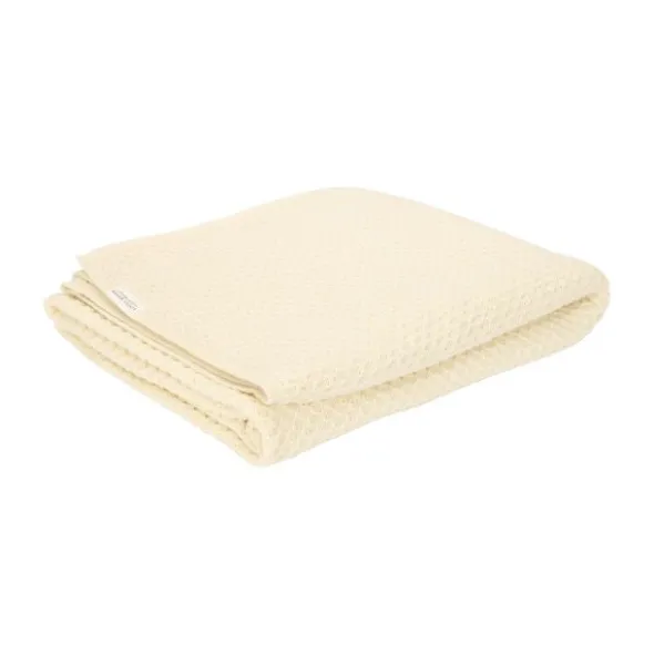 Little Dutch Ledikantdeken Gebreid - Pure Soft White - 110x140 cm
