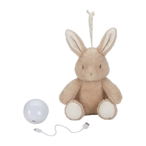 Little Dutch Newborn Knuffelkonijn Licht & Geluid