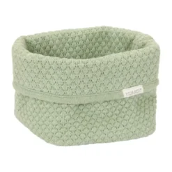 Little Dutch Pure Commodemandje Klein - 15 x 15 x 15 cm - Gebreid - Sage