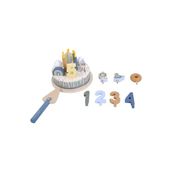Little Dutch Verjaardagstaart - Blauw
