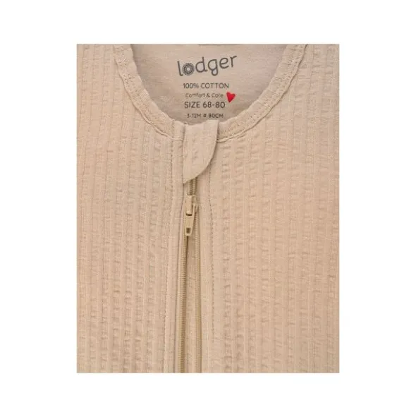 Lodger Hopper Seersucker Zomer Slaapzak - Mt. 68-80 - Beige