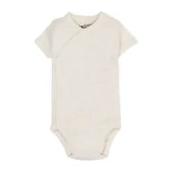 Lodger Melange Romper Korte Mouw - Maat 56 - Birch