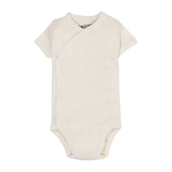 Lodger Melange Romper Korte Mouw - Maat 56 - Birch