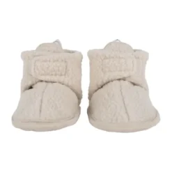 Lodger Slofjes - Teddy Fleece - Birch - 0-3M