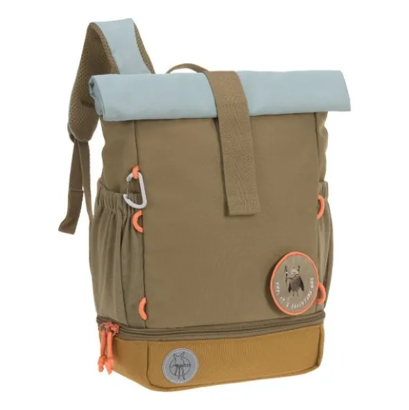 Lässig Rolltop Mini Backpack Nature Olive