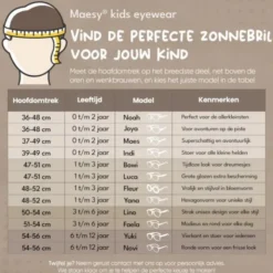 Maesy Zonnebril - Maes - 0 t/m 2 jaar - Ecru