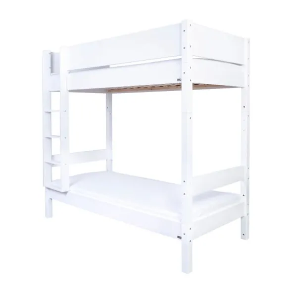Manis-h MAIA Combinatie Hoog Stapelbed Met 2*Lattenbodem - 90 x 160 cm