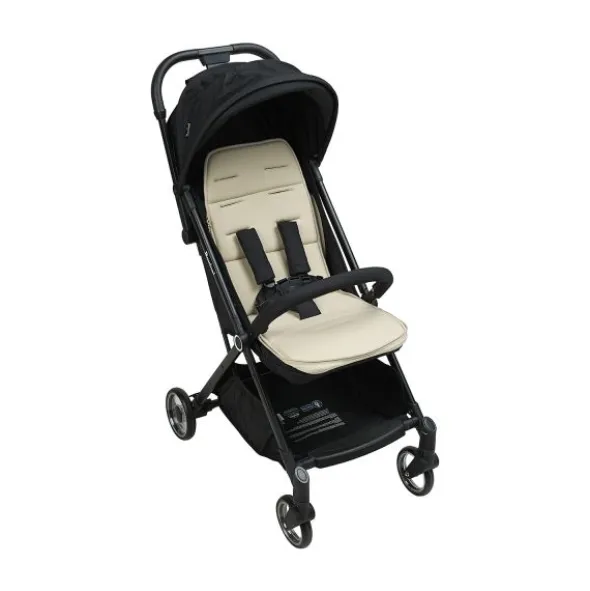 Meyco Baby Buggy Voetenzak en Inlegger - Uni - Sand - 45x130 cm