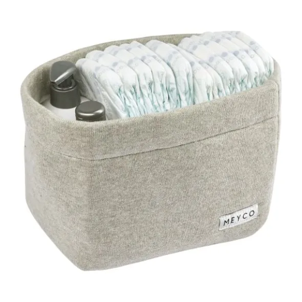 Meyco Knit Basic Commodemandje Small Sand Melange