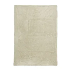 Meyco Knit Basic Fleece Ledikantdeken 100 x 150 cm Sand Melange