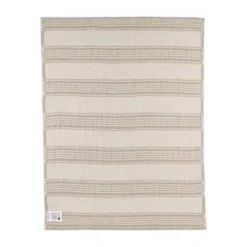 Meyco Ledikantdeken - Hydrofiel Jacquard Stripe - Indigo - 100x150 cm