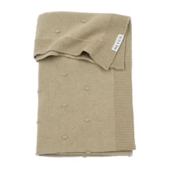 Meyco Mini Knots Ledikantdeken 100 x 150 cm Sand