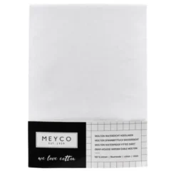 Meyco Molton Hoeslaken - 60 x 120 cm - PU Waterdicht