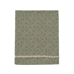 Mies & Co Daisies Wieglaken - 80 x 100 cm - Teagreen