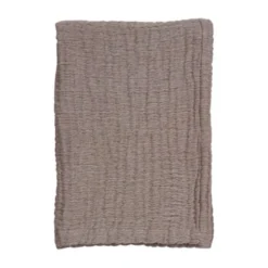 Mies & Co Mousseline Ledikantdeken Dark Brown 110 x 140 cm