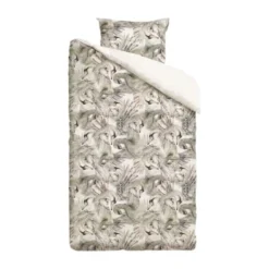 Mies & Co Under My Wings Junior Dekbedovetrek Offwhite 120 x 150 cm