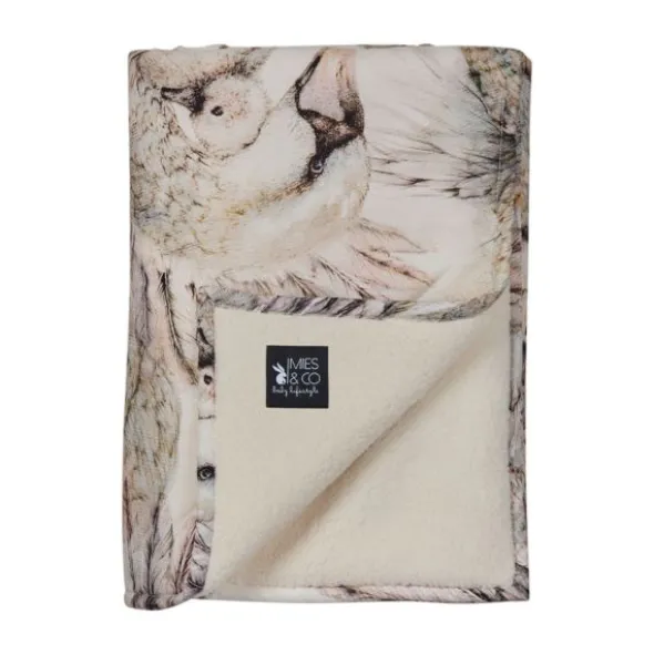 Mies & Co Under My Wings Teddy Wiegdeken Offwhite 70 x 100 cm