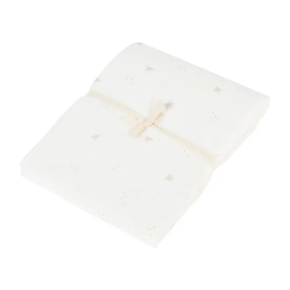 Nanami Bird Ledikantlaken - 100 x 135 cm - Off White