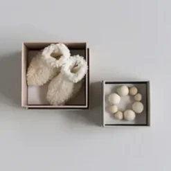 Nanami New Born Shoes - Teddy - Off White