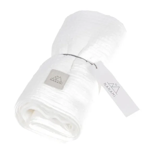 Nanami Woven Dot Hydrofiel Luier - 60 x 65 cm - Off White
