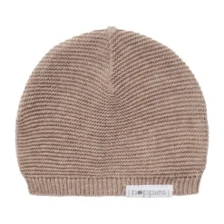 Noppies Knit Rosita Mutsje Taupe Melange 0-3 Mnd