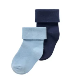 Noppies Newstead Sokjes 2 Pack - Black Iris - 0-3 Mnd