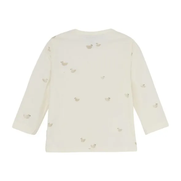 Noppies Nour Overslagshirt - Animals Pattern - Maat 44 - Offwhite