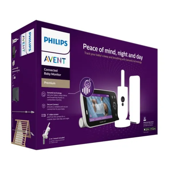 Philips Avent Babyfoon met Camera - Premium Connected SCD971/26