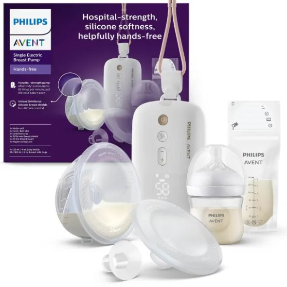 Philips Avent Borstkolf - Handsfree Enkelzijdig + Melkbewaarzakje