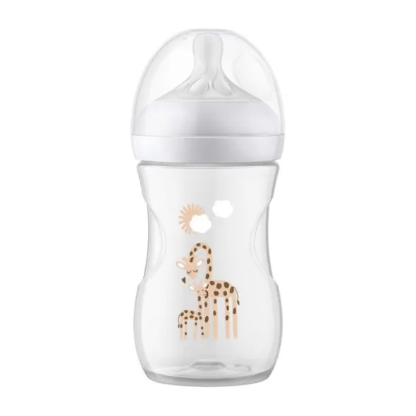 Philips Avent Natural Fles - 260 ml - Giraffe