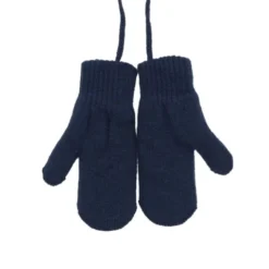 Puck Knit Wanten - Navy