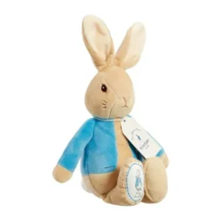 Rainbow Designs Knuffel - Pieter Konijn - Blauw Jasje - 30 cm