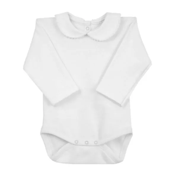 Rapife Romper Lange Mouw Met Kraag White Mt. 50