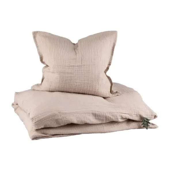Sebra Dekbedovertrek - Seabreeze Beige - 100 x 70 cm