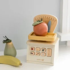 Sebra Houten Winkelweegschaal - Naturel