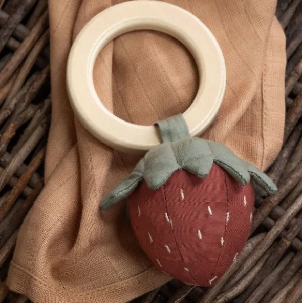 Sebra Rattle Aardbei
