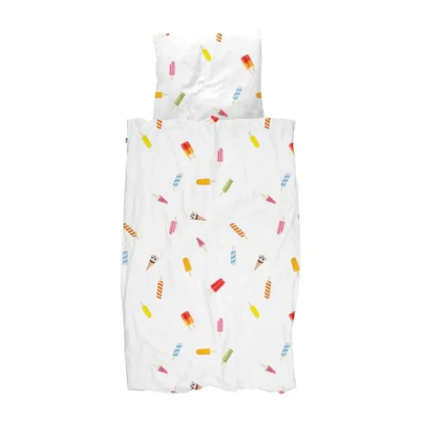 Snurk Dekbedovertrek - Popsicles - 140x200/220 cm - Wit