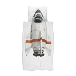 Snurk Rocket Dekbedovertrek 140 x 200/220 cm