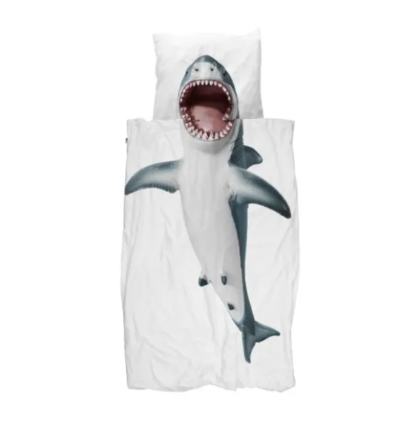 Snurk Shark Dekbedovertrek 140 x 200/220 cm